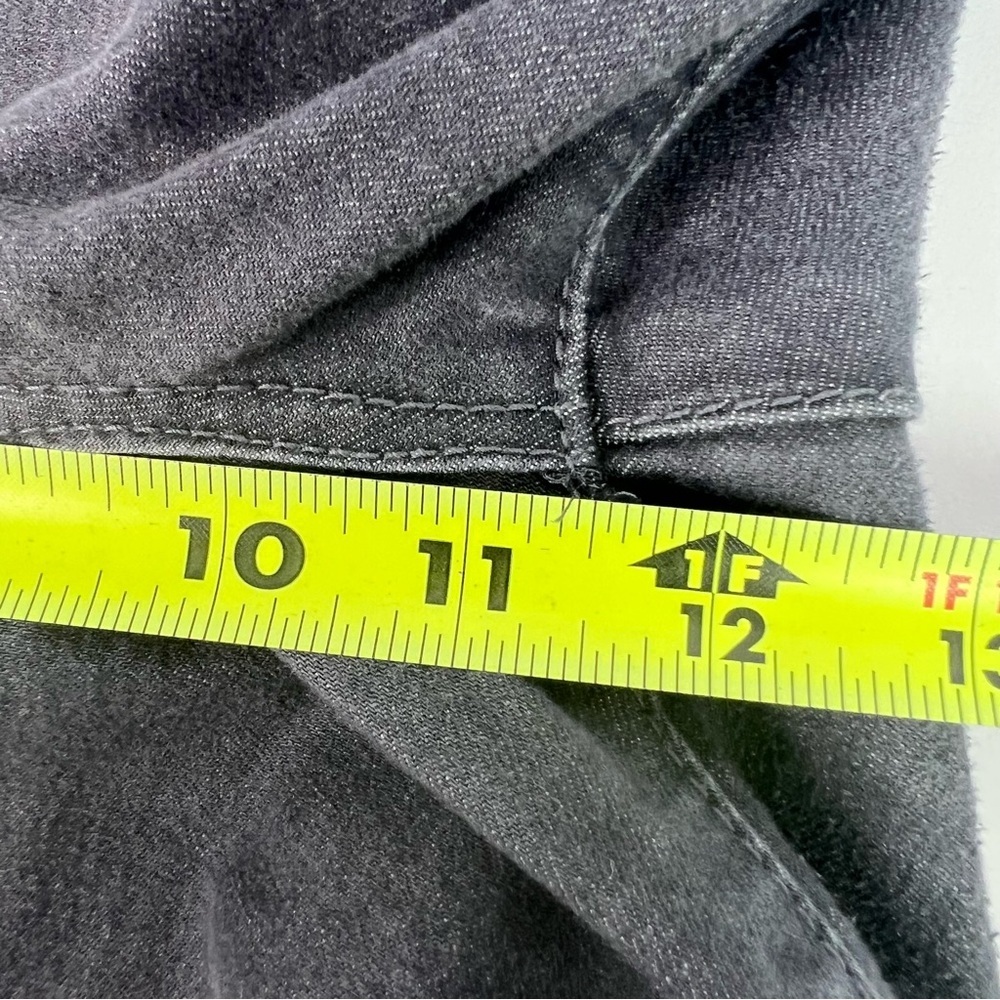 Democracy “Ab” Solution Women’s Gray Jeans Sz 10 Distressed Pockets Stretch - Picture 10 of 13